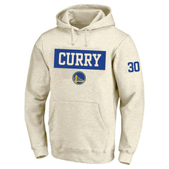 Stephen Curry Golden State Warriors Profile Big & Tall Player Double Face Tri-Blend Pullover Hoodie Cream - NBA