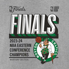 Boston Celtics 2024 Eastern Conference Champions Locker Room Big & Tall T-Shirt Heather Gray - NBA