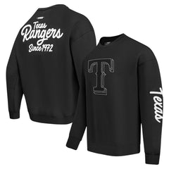 Texas Rangers Pro Standard Paint The City Dropped Shoulder Pullover Sweatshirt - MLB
