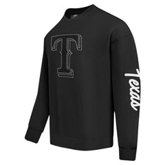 Texas Rangers Pro Standard Paint The City Dropped Shoulder Pullover Sweatshirt - MLB