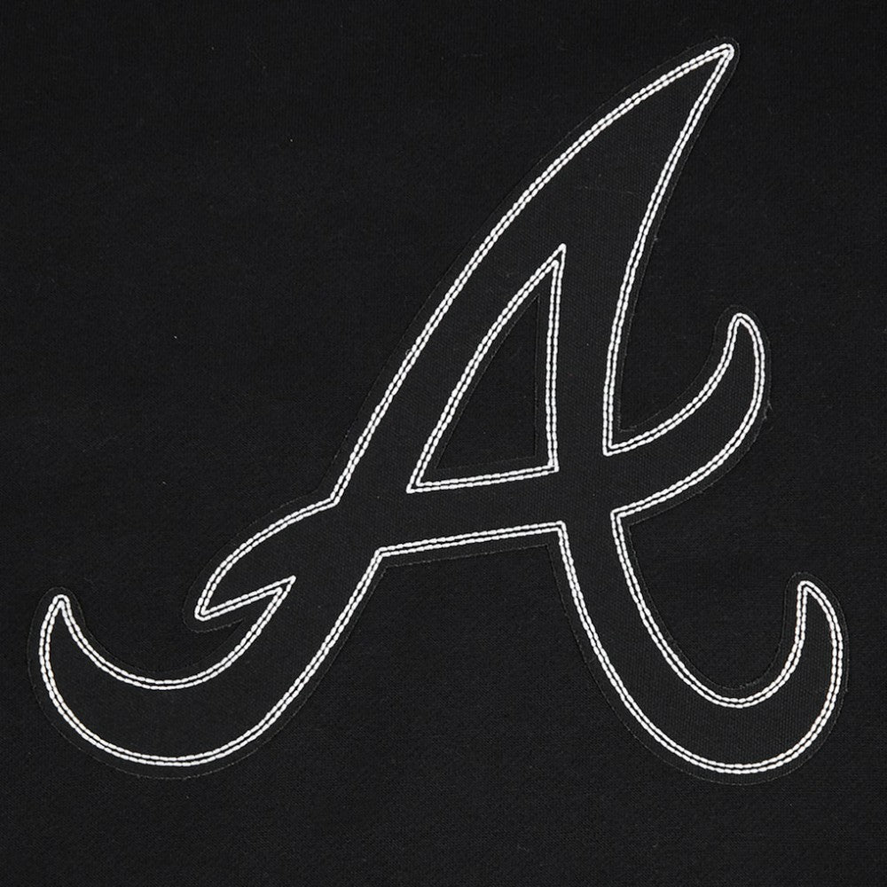 Atlanta Braves Pro Standard Paint The City Dropped Shoulder Pullover Sweatshirt - MLB
