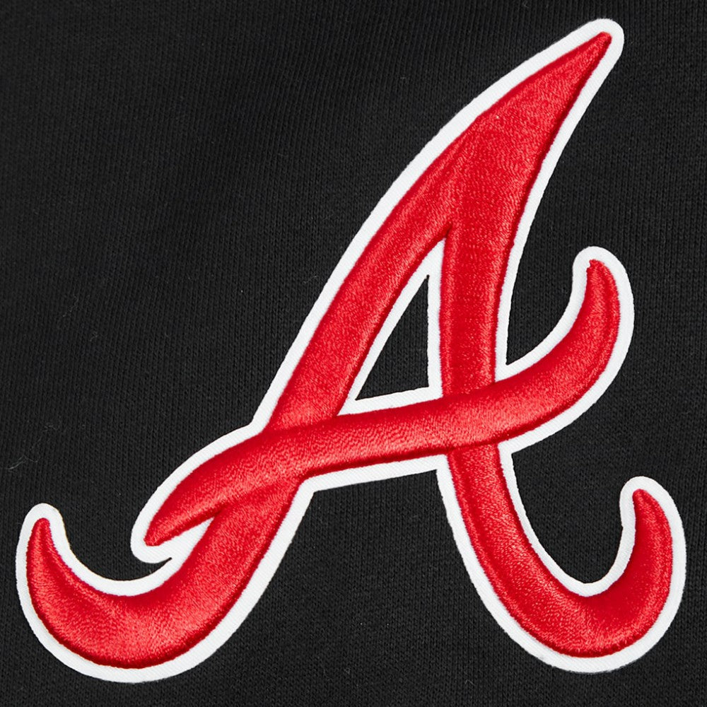 Atlanta Braves Pro Standard Paint The City Dropped Shoulder Pullover Sweatshirt - MLB