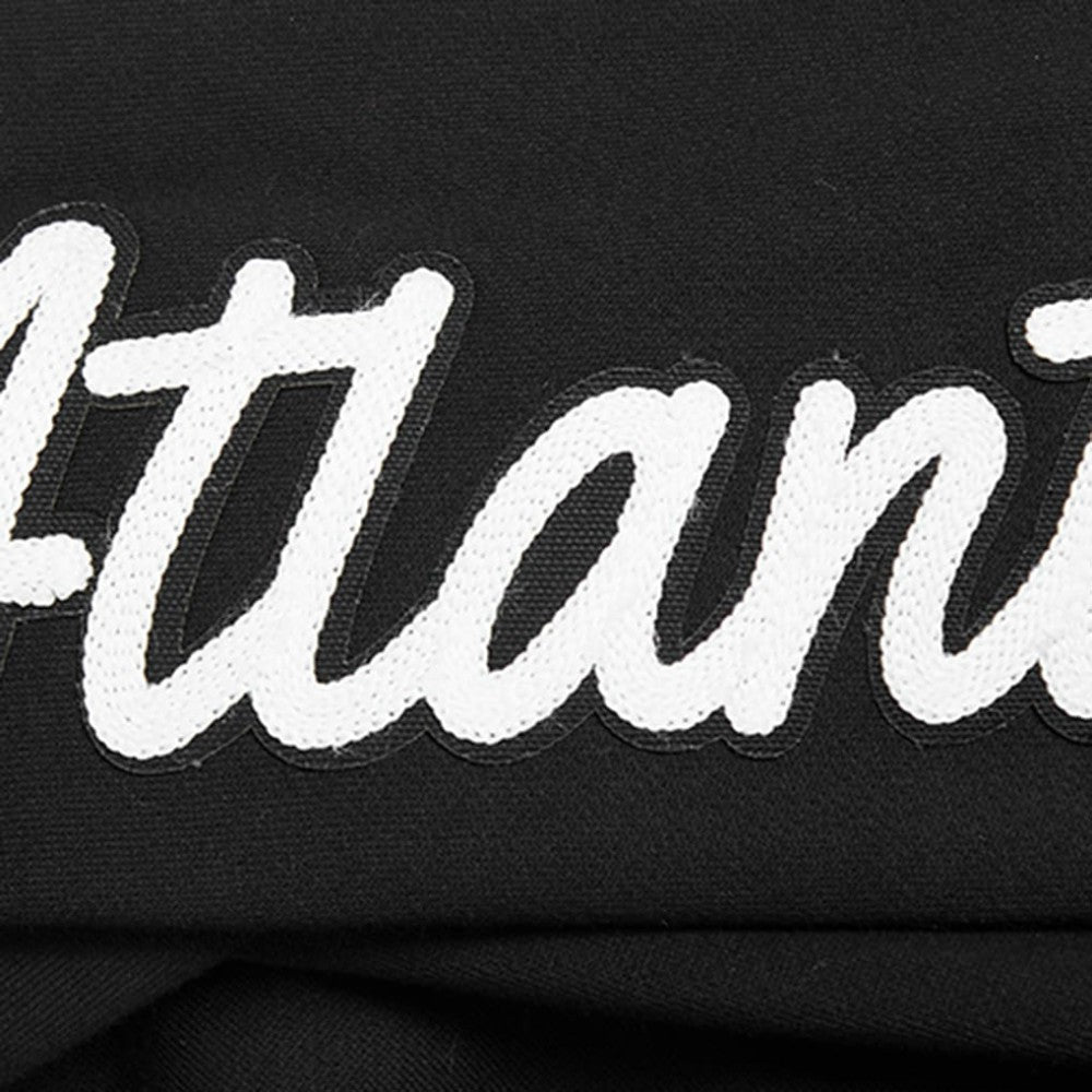 Atlanta Braves Pro Standard Paint The City Dropped Shoulder Pullover Sweatshirt - MLB