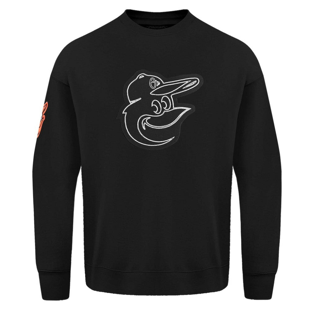 Baltimore Orioles Pro Standard Paint The City Dropped Shoulder Pullover Sweatshirt - MLB