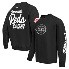 Cincinnati Reds Pro Standard Paint The City Dropped Shoulder Pullover Sweatshirt - MLB