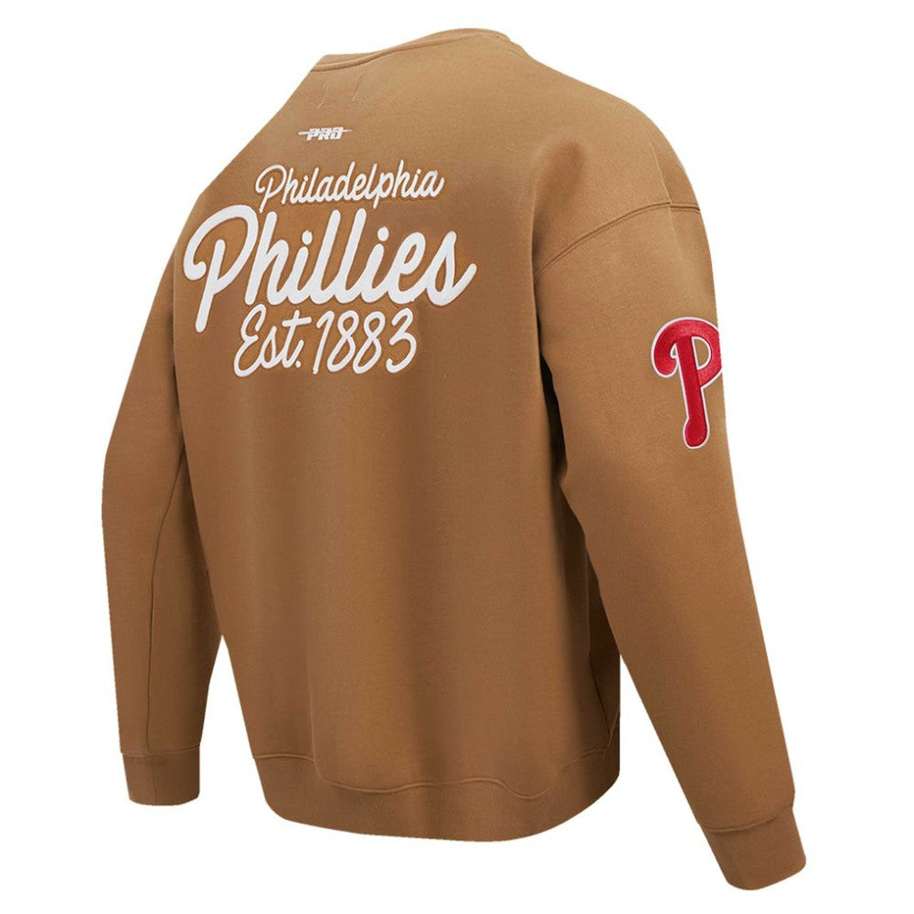 Philadelphia Phillies Pro Standard Paint The City Dropped Shoulder Pullover Sweatshirt - MLB