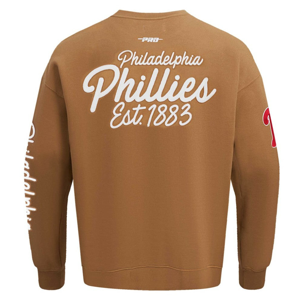 Philadelphia Phillies Pro Standard Paint The City Dropped Shoulder Pullover Sweatshirt - MLB