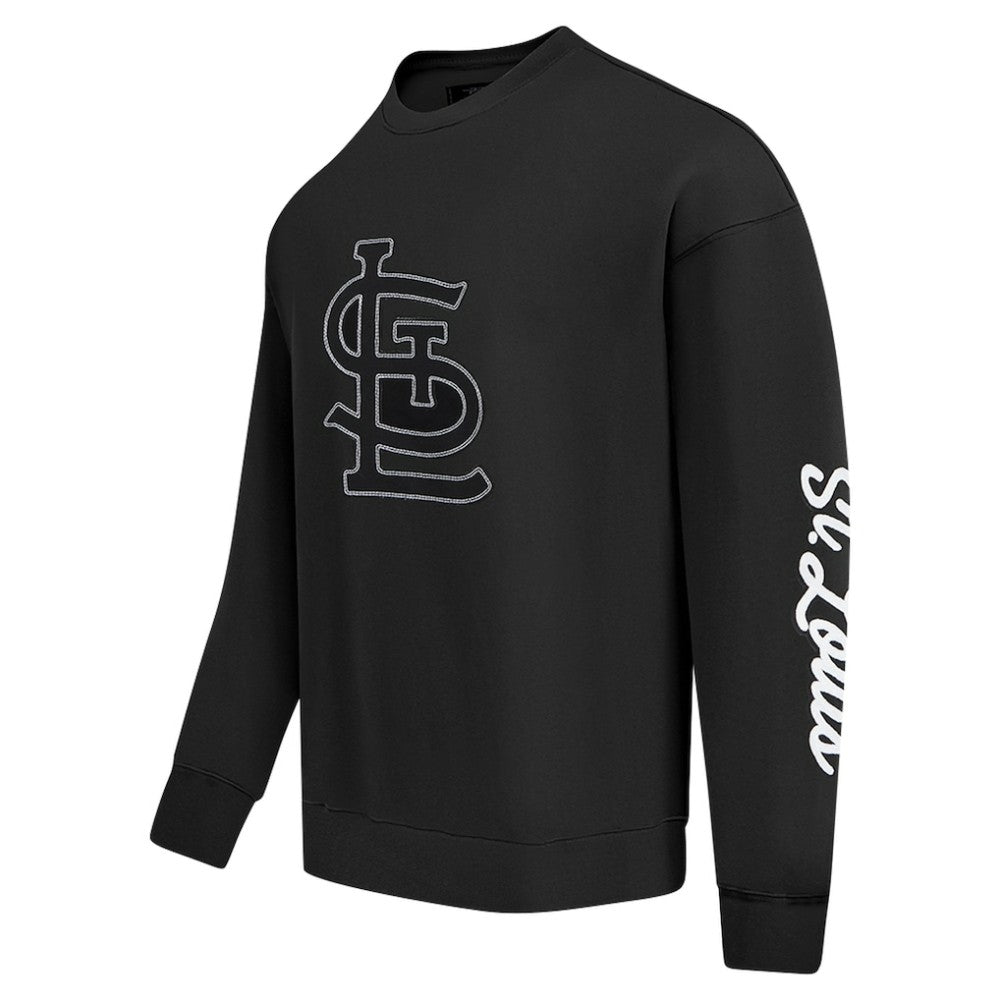 St. Louis Cardinals Pro Standard Paint The City Dropped Shoulder Pullover Sweatshirt - MLB