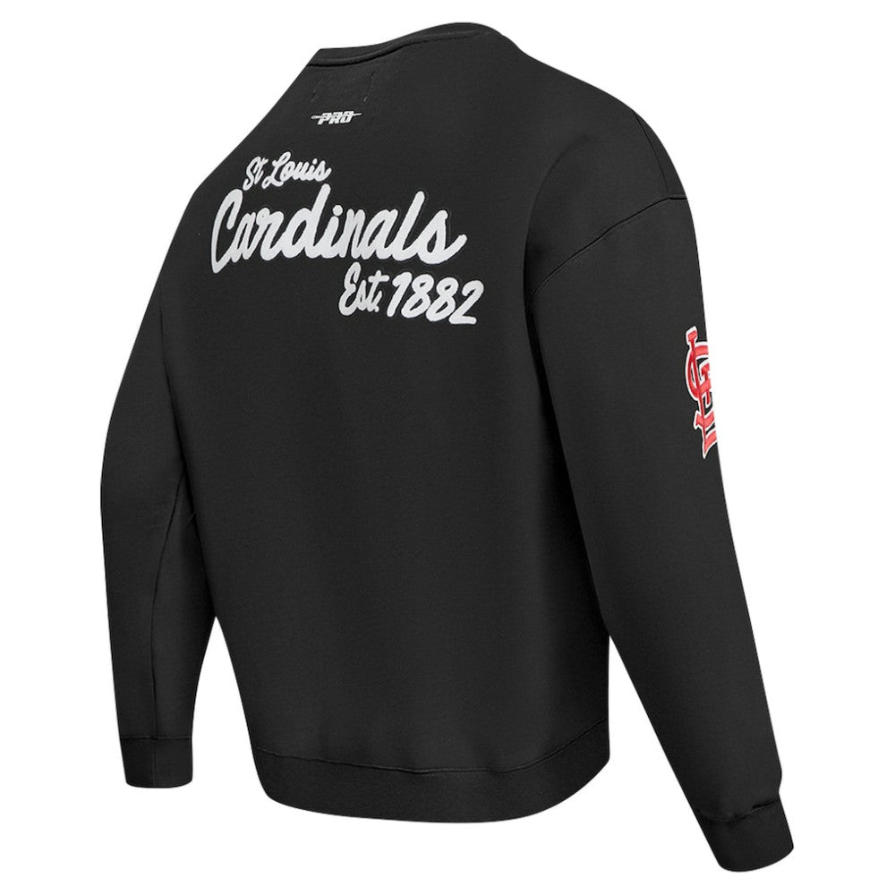 St. Louis Cardinals Pro Standard Paint The City Dropped Shoulder Pullover Sweatshirt - MLB