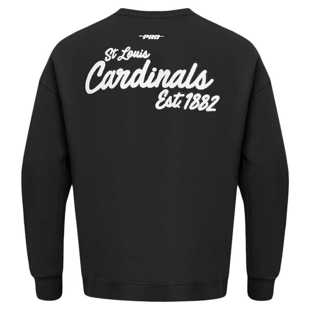 St. Louis Cardinals Pro Standard Paint The City Dropped Shoulder Pullover Sweatshirt - MLB