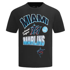 Miami Marlins Pro Standard Turn It Up Dropped Shoulder T-Shirt - MLB