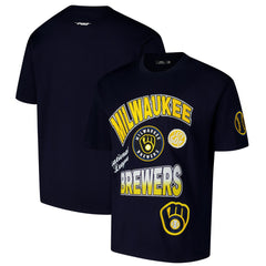 Milwaukee Brewers Pro Standard Turn It Up Dropped Shoulder T-Shirt - MLB