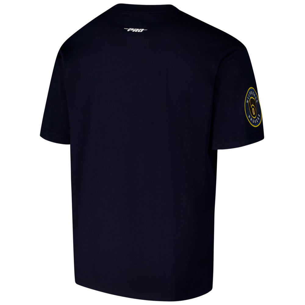 Milwaukee Brewers Pro Standard Turn It Up Dropped Shoulder T-Shirt - MLB