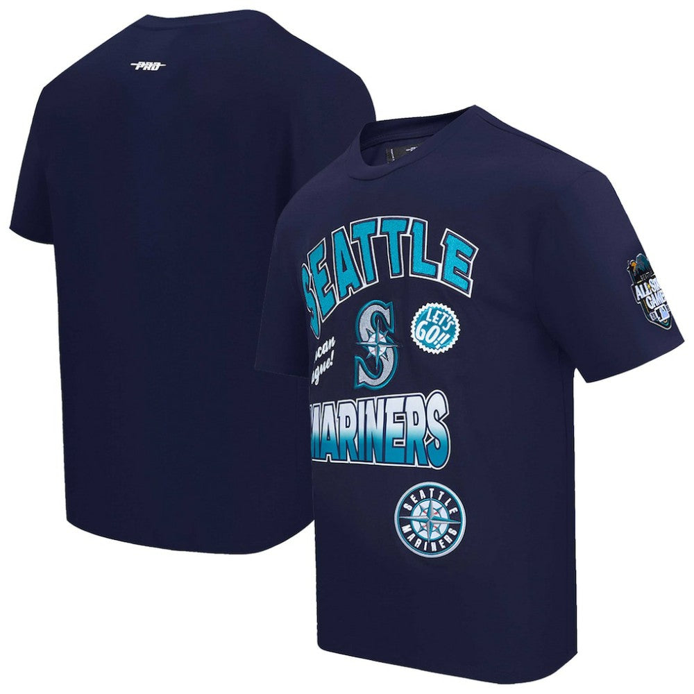 Seattle Mariners Pro Standard Turn It Up Dropped Shoulder T-Shirt - MLB