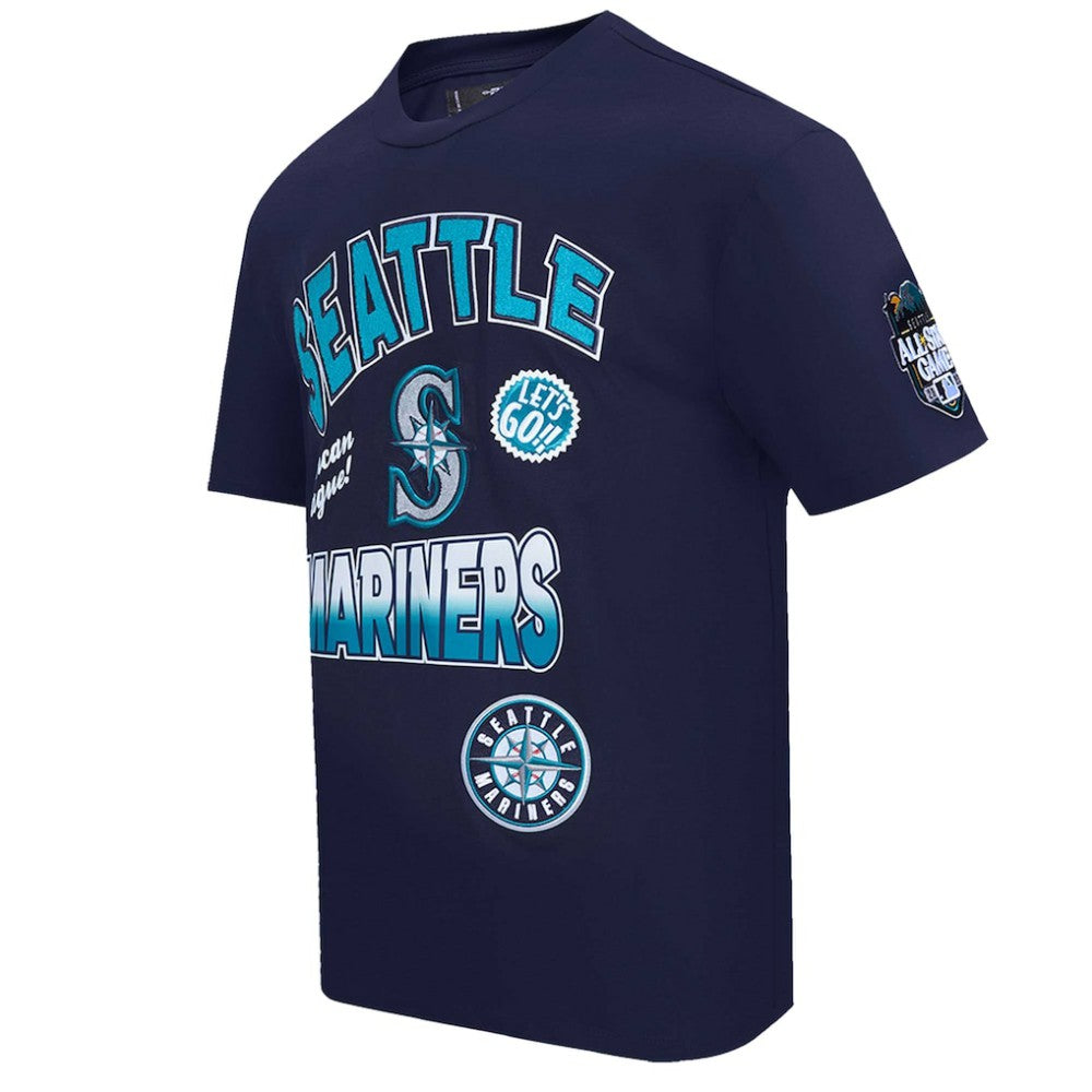 Seattle Mariners Pro Standard Turn It Up Dropped Shoulder T-Shirt - MLB