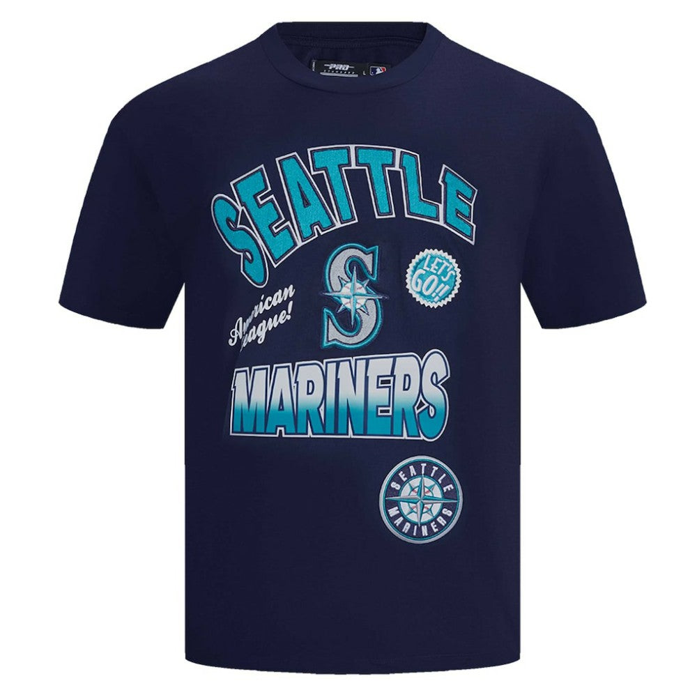 Seattle Mariners Pro Standard Turn It Up Dropped Shoulder T-Shirt - MLB