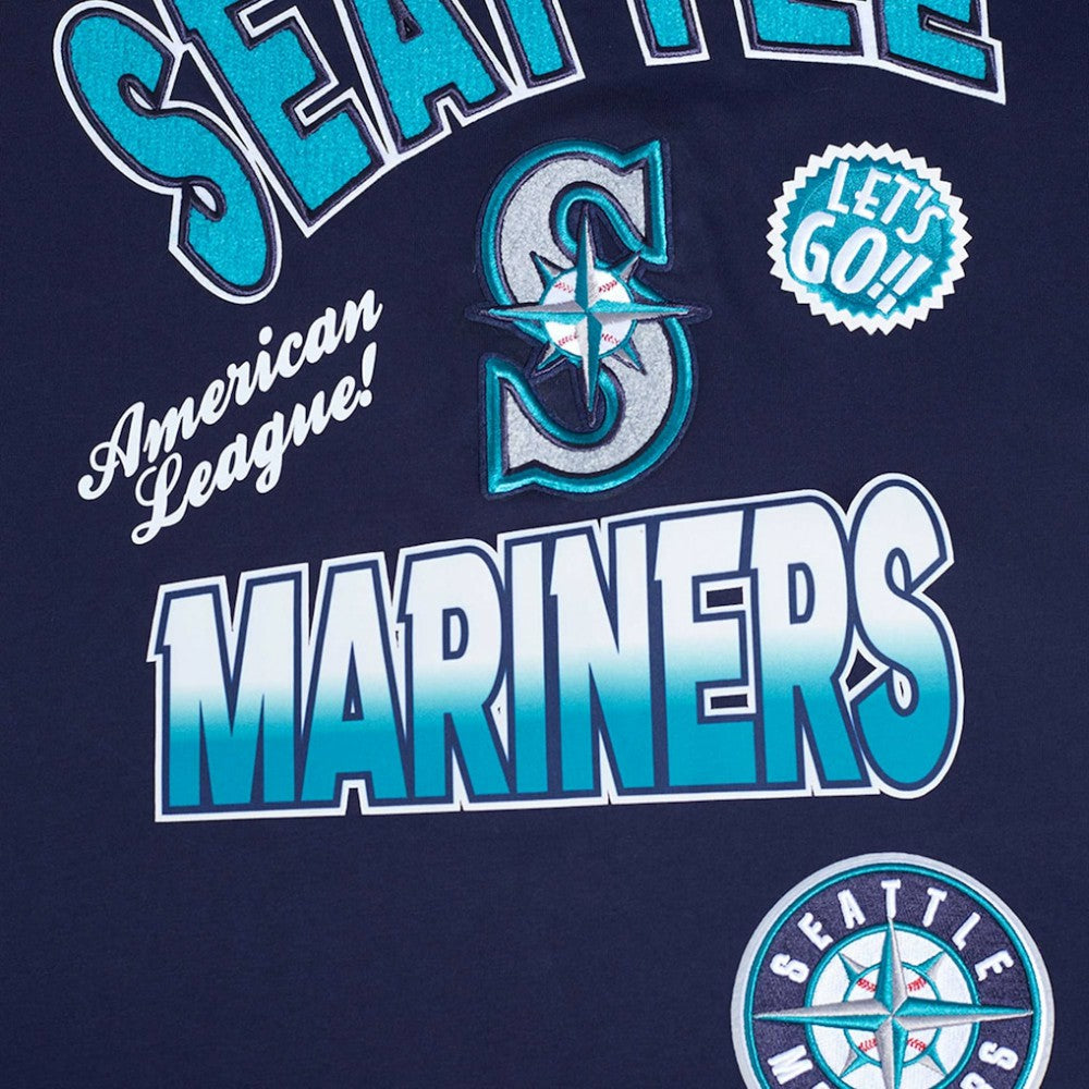 Seattle Mariners Pro Standard Turn It Up Dropped Shoulder T-Shirt - MLB