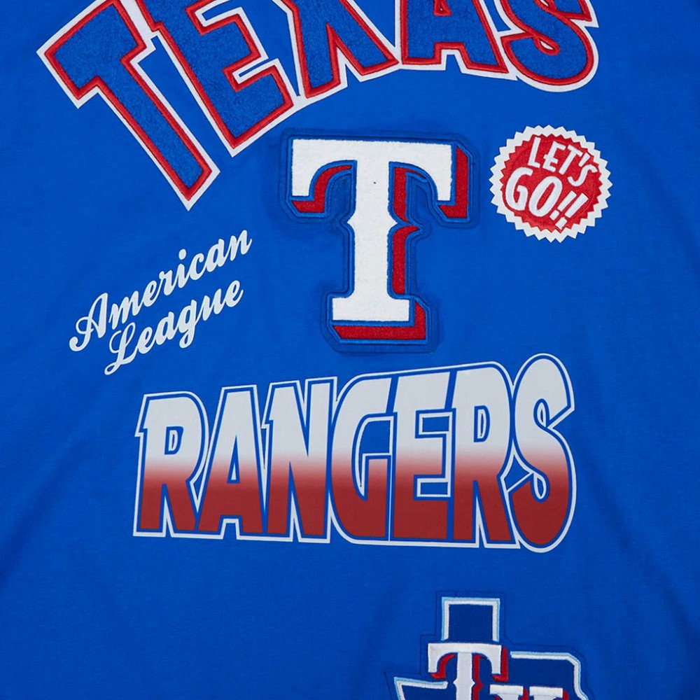 Texas Rangers Pro Standard Turn It Up Dropped Shoulder T-Shirt - MLB