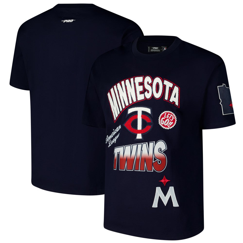 Minnesota Twins Pro Standard Turn It Up Dropped Shoulder T-Shirt - MLB