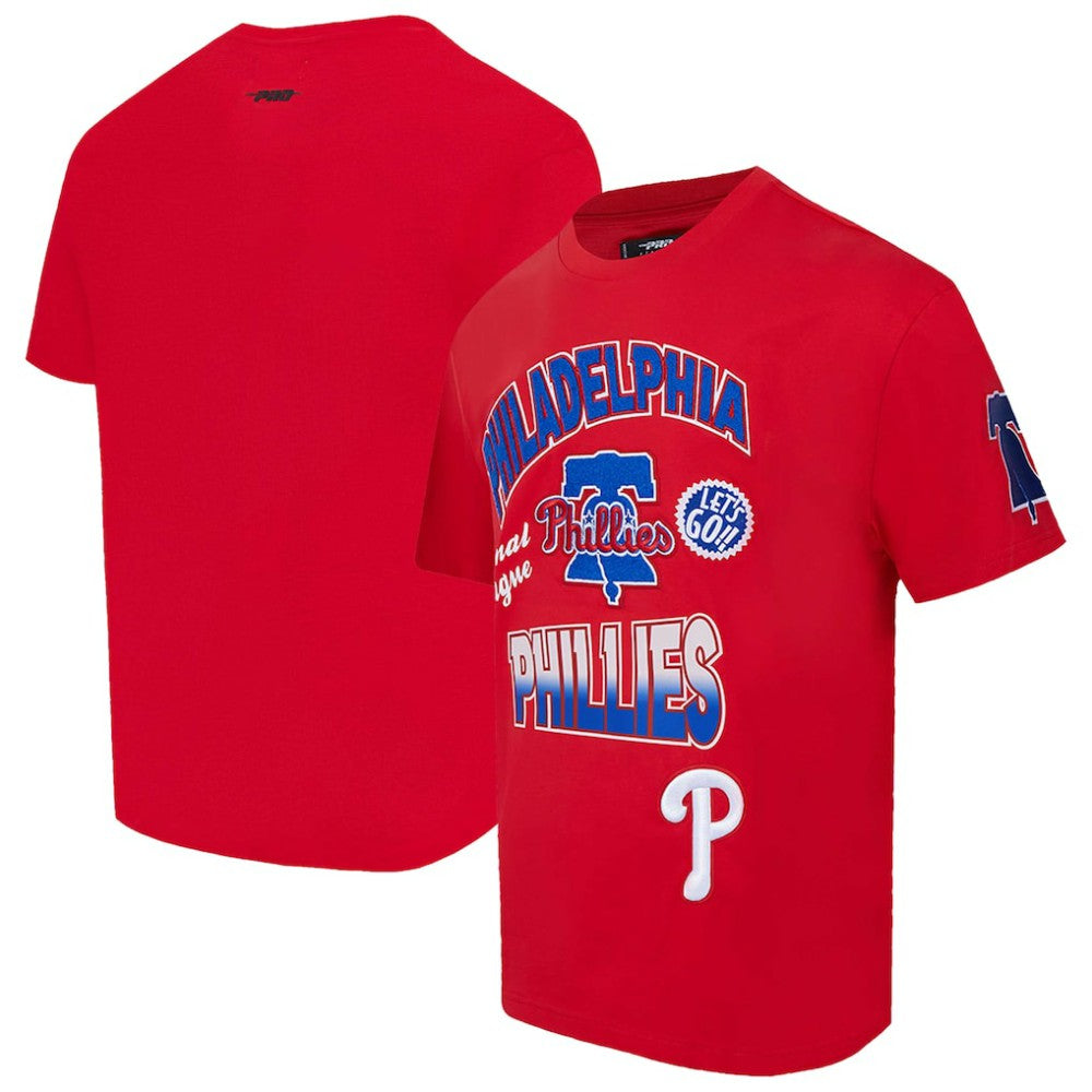 Philadelphia Phillies Pro Standard Turn It Up Dropped Shoulder T-Shirt - MLB