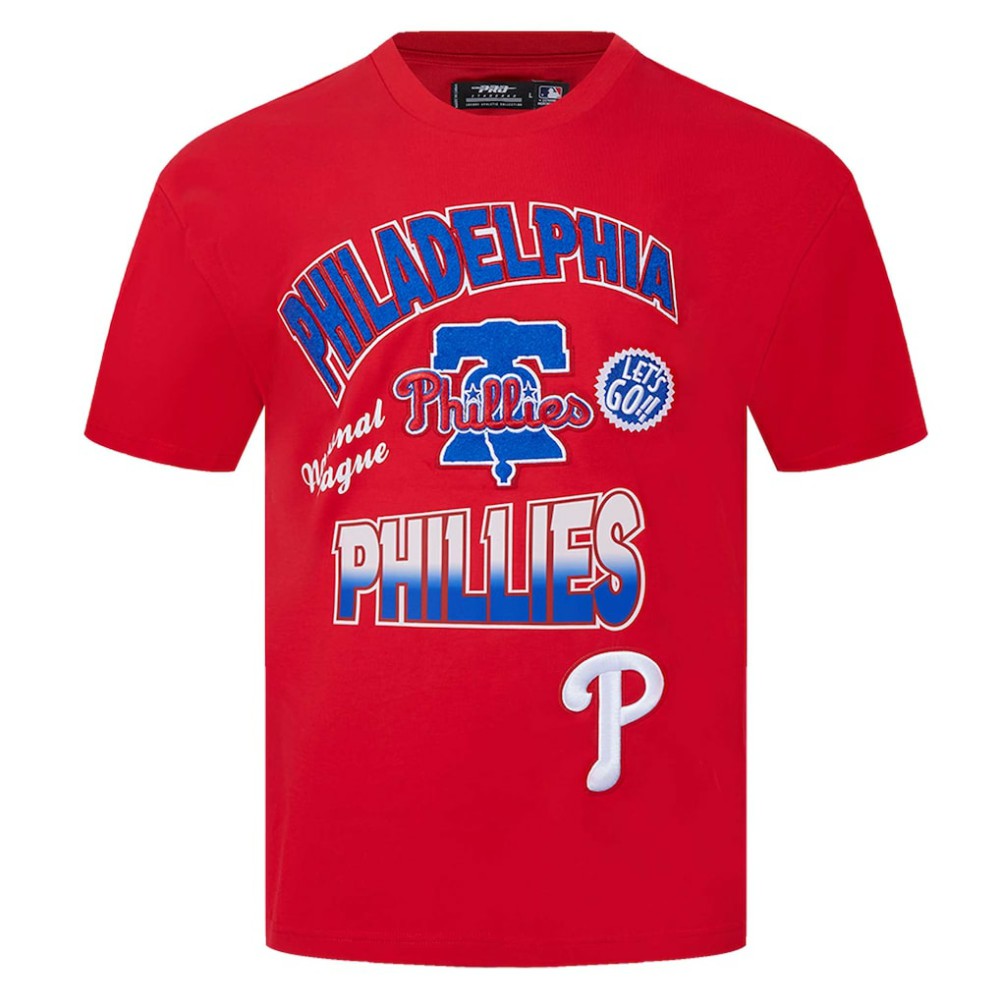 Philadelphia Phillies Pro Standard Turn It Up Dropped Shoulder T-Shirt - MLB