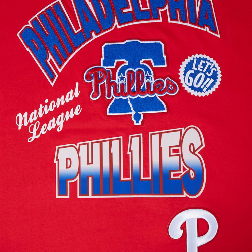Philadelphia Phillies Pro Standard Turn It Up Dropped Shoulder T-Shirt - MLB