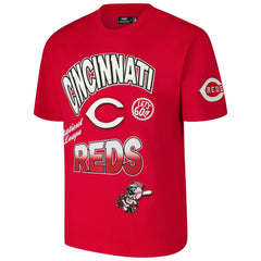 Cincinnati Reds Pro Standard Turn It Up Dropped Shoulder T-Shirt - MLB