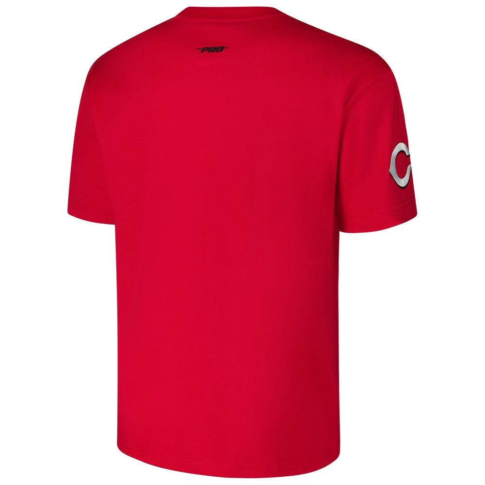 Cincinnati Reds Pro Standard Turn It Up Dropped Shoulder T-Shirt - MLB