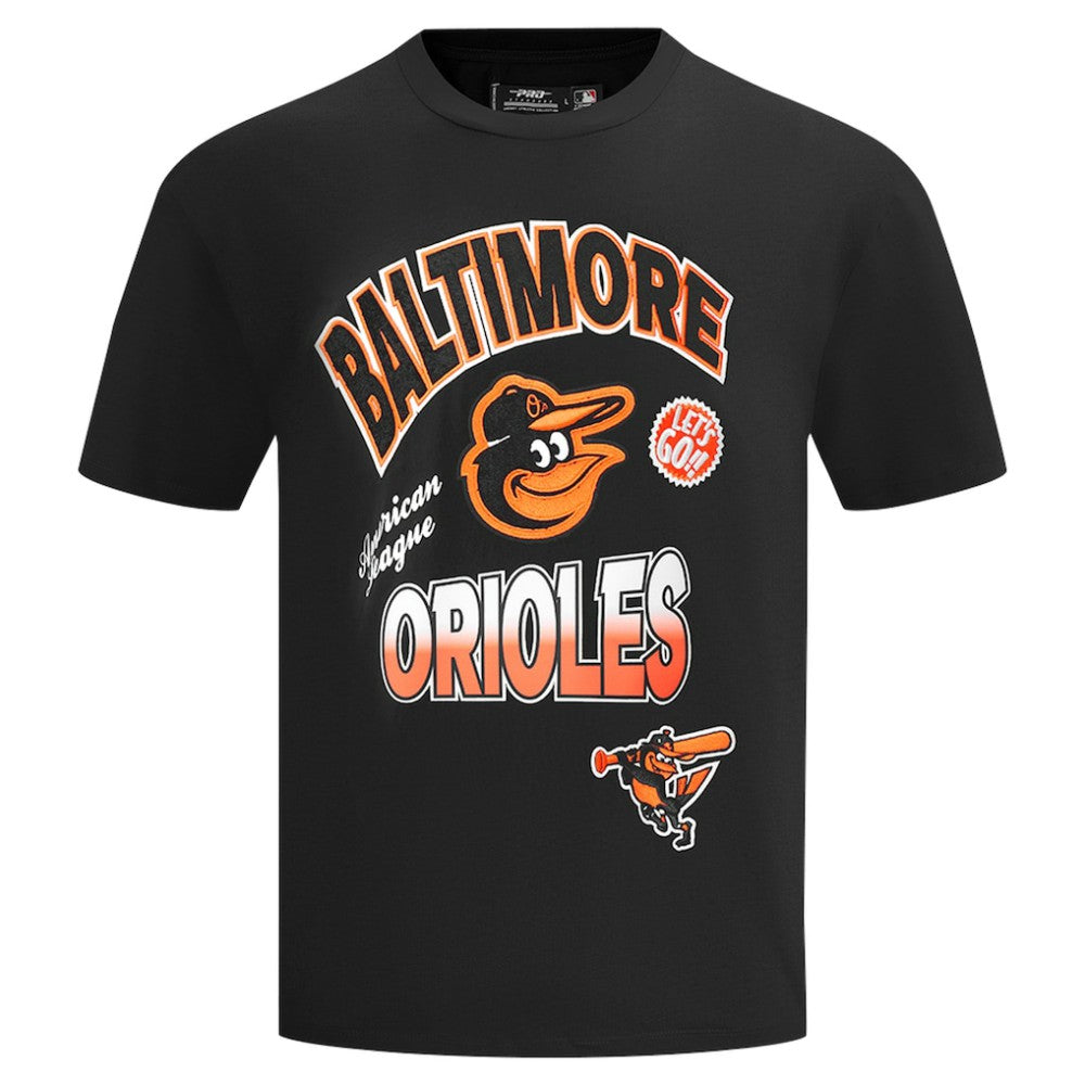 Baltimore Orioles Pro Standard Turn It Up Dropped Shoulder T-Shirt - MLB