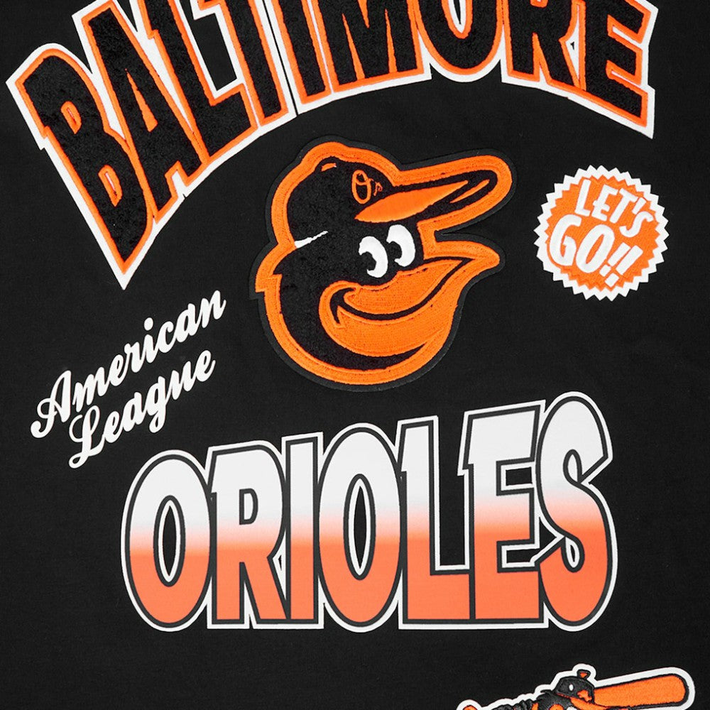 Baltimore Orioles Pro Standard Turn It Up Dropped Shoulder T-Shirt - MLB
