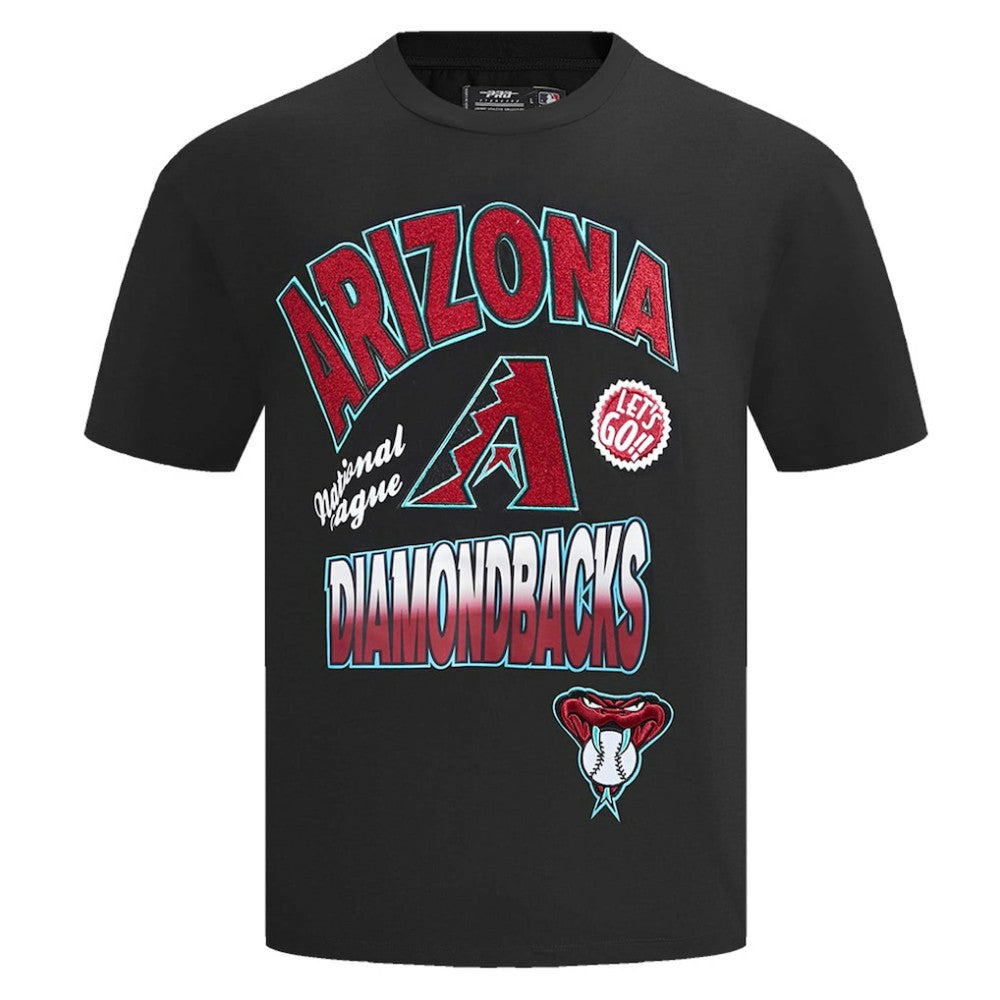 Arizona Diamondbacks Pro Standard Turn It Up Dropped Shoulder T-Shirt - MLB