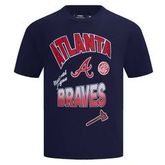 Atlanta Braves Pro Standard Turn It Up Dropped Shoulder T-Shirt - MLB