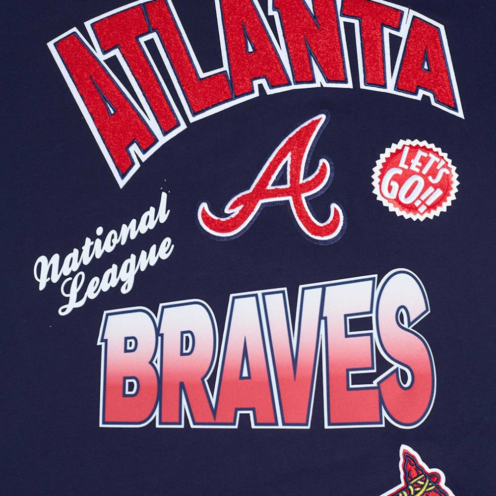 Atlanta Braves Pro Standard Turn It Up Dropped Shoulder T-Shirt - MLB