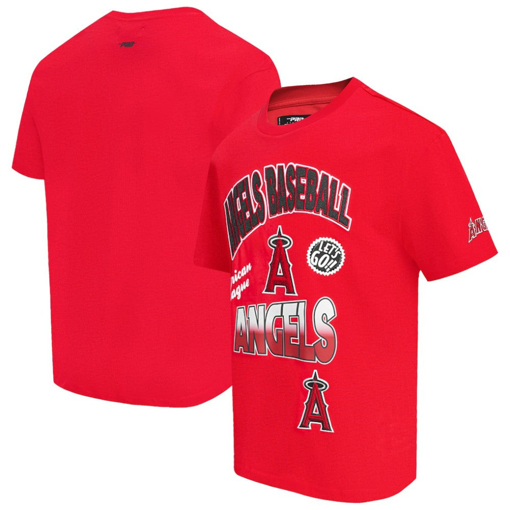 Los Angeles Angels Pro Standard Turn It Up Dropped Shoulder T-Shirt - MLB