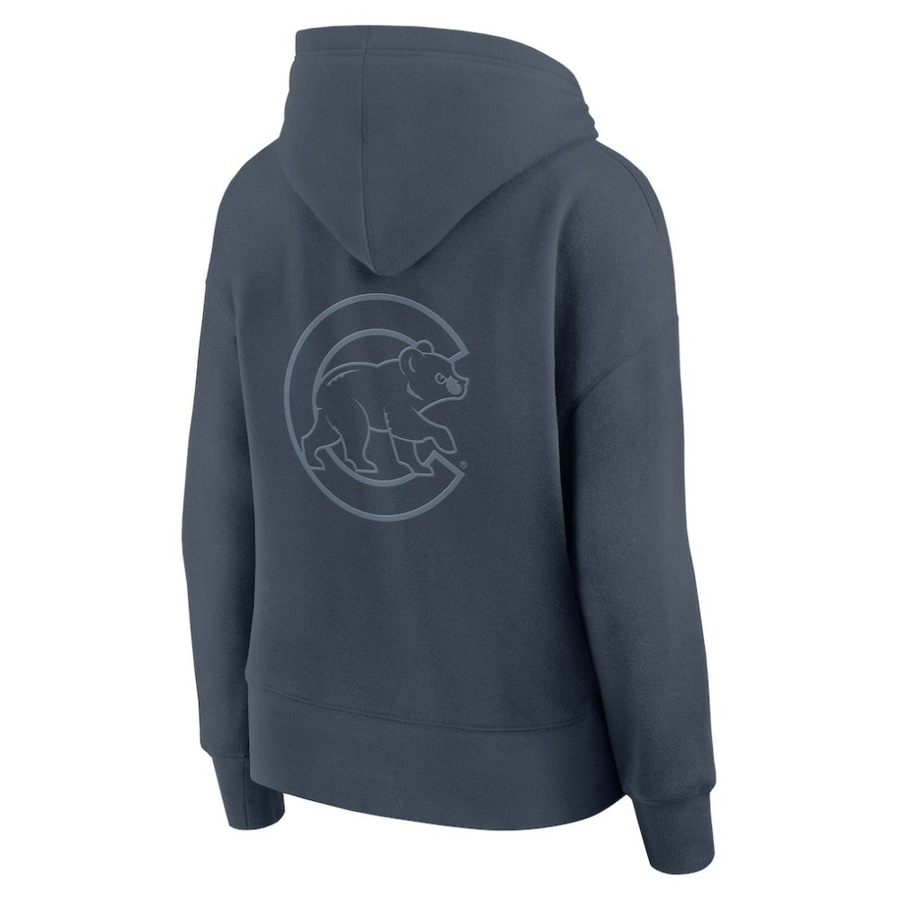 Chicago Cubs Fanatics Women's Elements Future Ground Subtle Tonal Pullover Hoodie - MLB