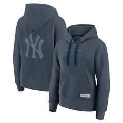 New York Yankees Fanatics Women's Elements Future Ground Subtle Tonal Pullover Hoodie - MLB
