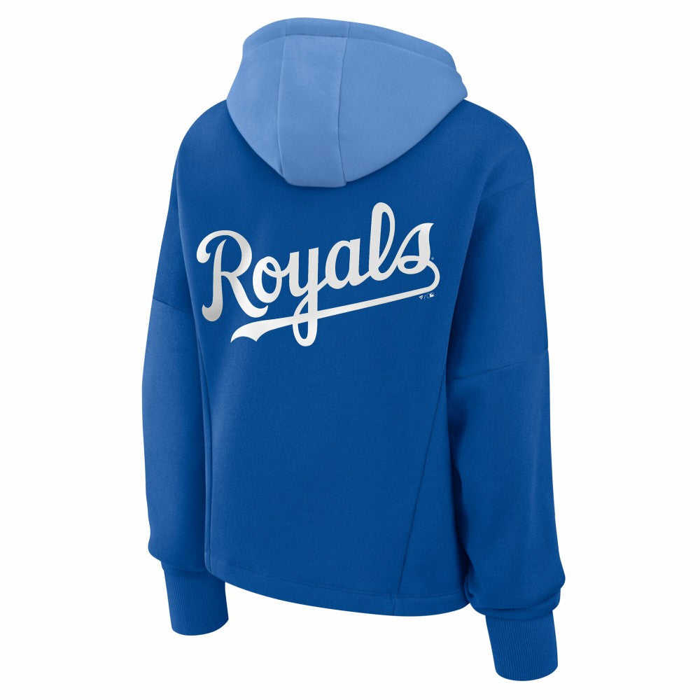 Kansas City Royals Fanatics Women's Oversized Legacy Favorite Spectator Pullover Hoodie - MLB