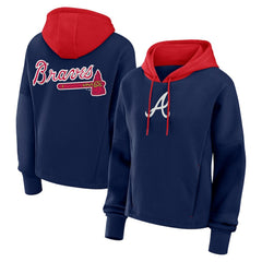 Atlanta Braves Fanatics Women's Oversized Legacy Favorite Spectator Pullover Hoodie - MLB