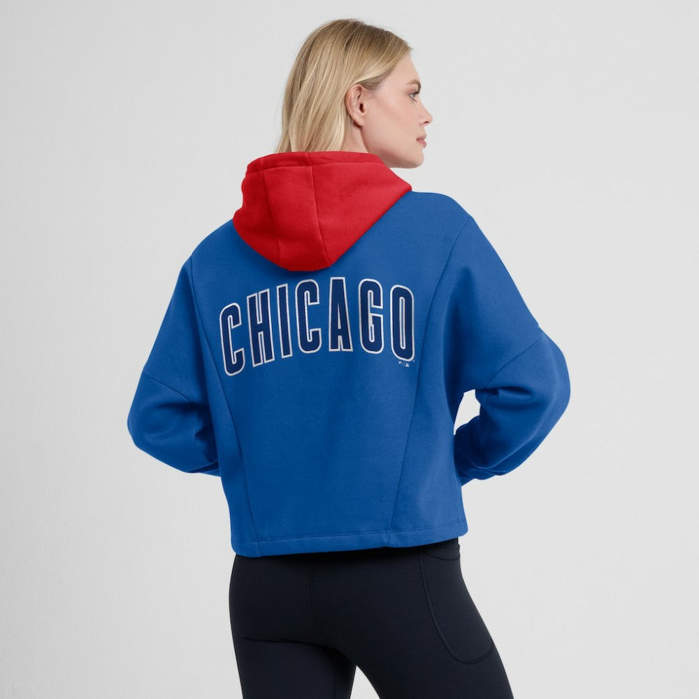 Chicago Cubs Fanatics Women's Oversized Legacy Favorite Spectator Pullover Hoodie - MLB