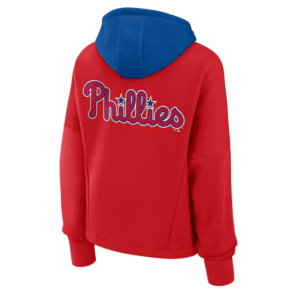 Philadelphia Phillies Fanatics Women's Oversized Legacy Favorite Spectator Pullover Hoodie - MLB