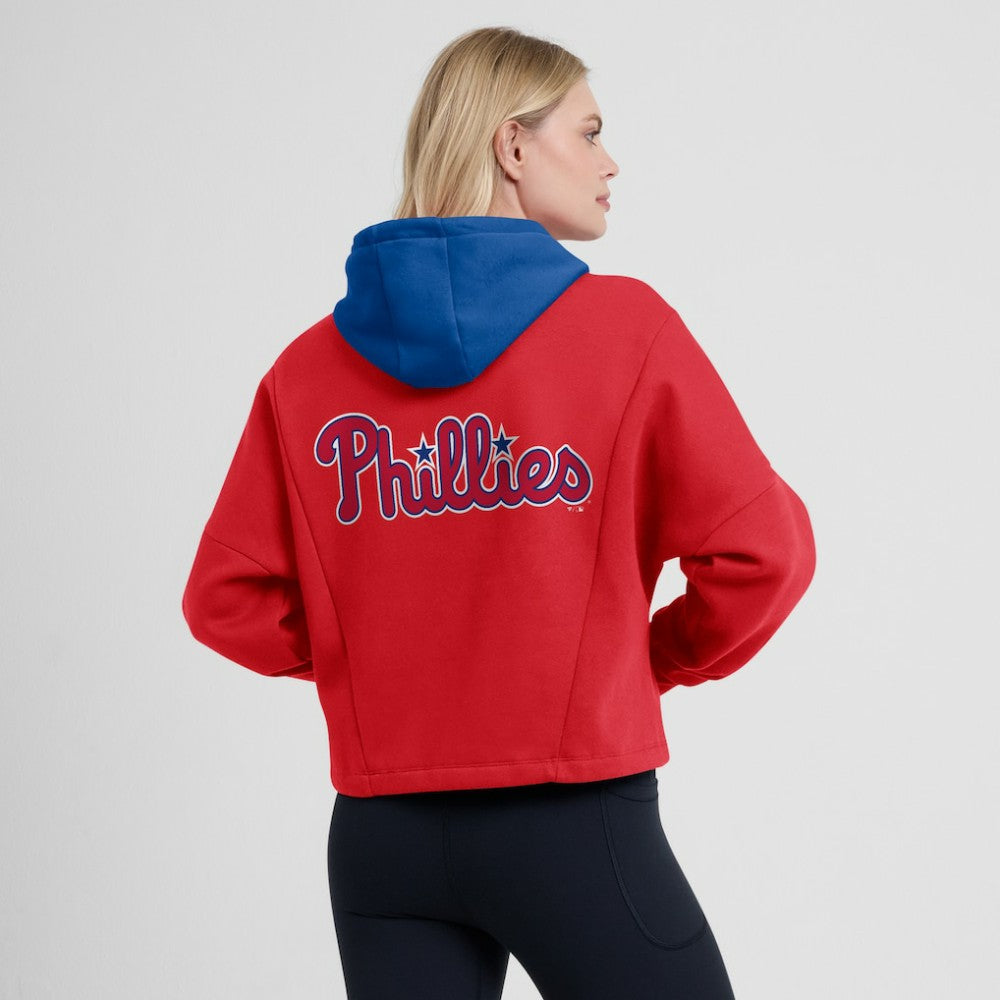 Philadelphia Phillies Fanatics Women's Oversized Legacy Favorite Spectator Pullover Hoodie - MLB