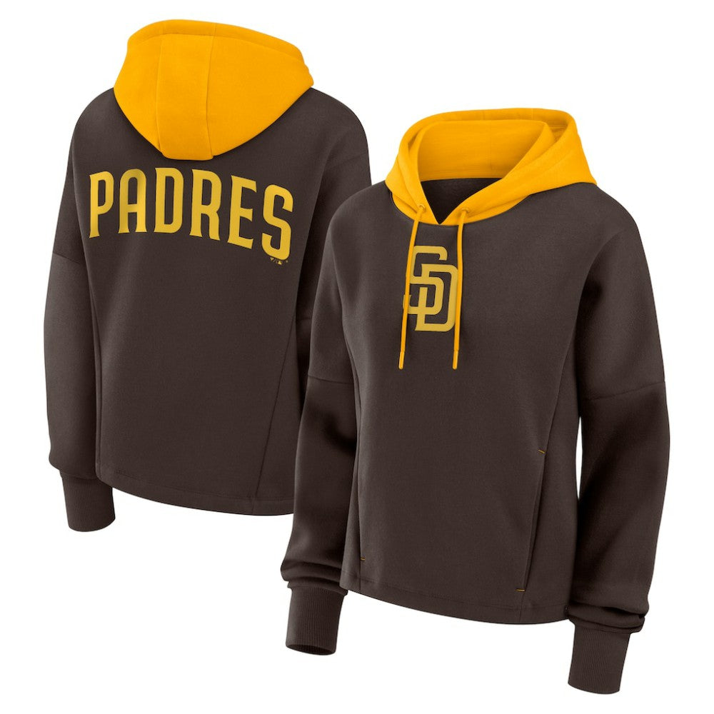 San Diego Padres Fanatics Women's Oversized Legacy Favorite Spectator Pullover Hoodie - MLB