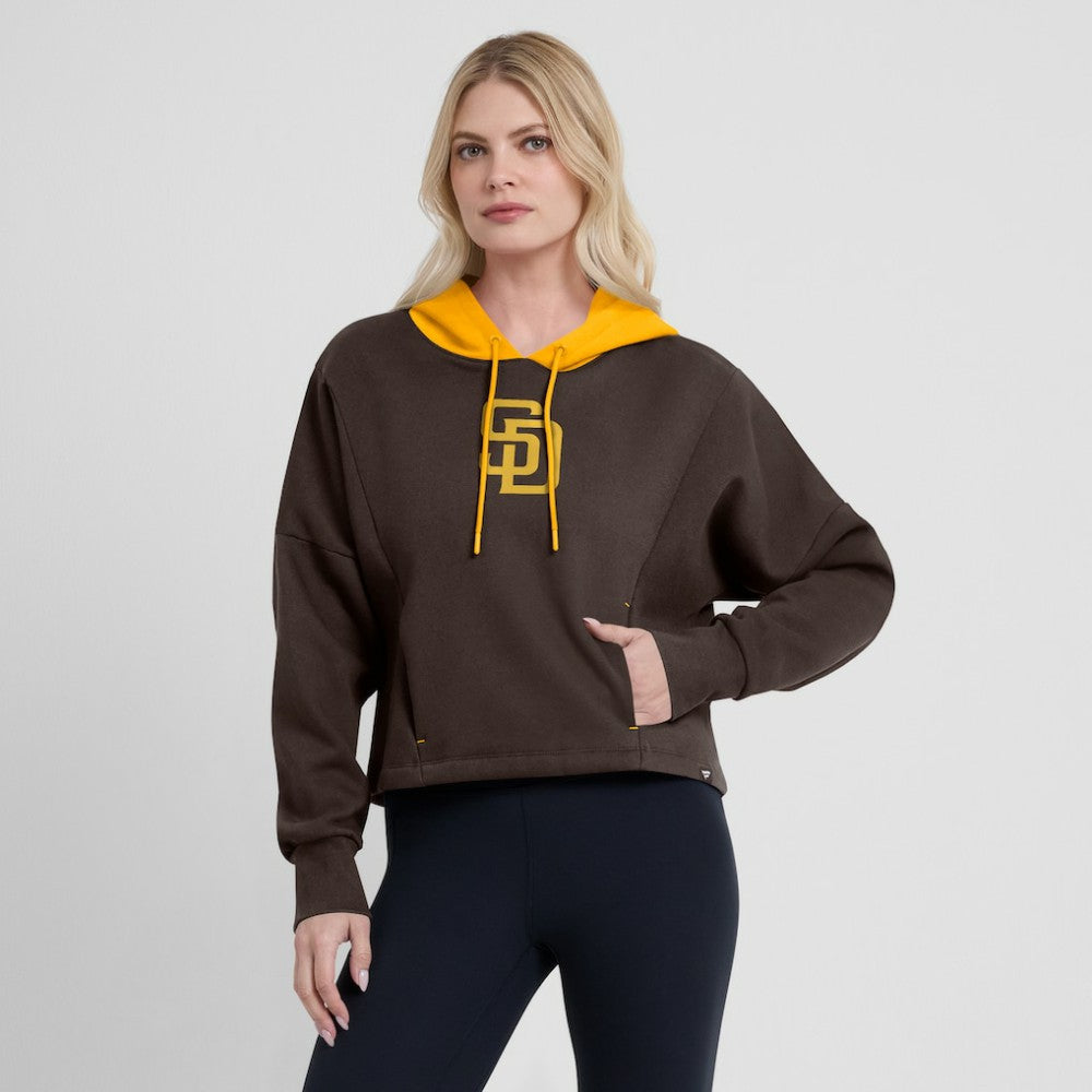 San Diego Padres Fanatics Women's Oversized Legacy Favorite Spectator Pullover Hoodie - MLB