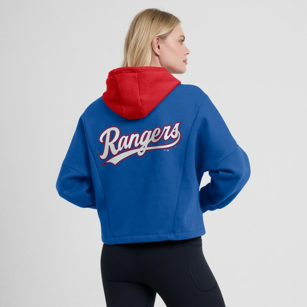 Texas Rangers Fanatics Women's Oversized Legacy Favorite Spectator Pullover Hoodie - MLB