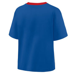 Chicago Cubs Fanatics Oversized Race To Win V-Neck T-Shirt - MLB