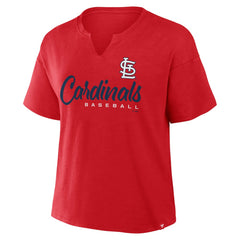 St. Louis Cardinals Fanatics Women's Fan Fave Stadium Slub Boxy T-Shirt - MLB
