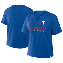 Texas Rangers Fanatics Women's Fan Fave Stadium Slub Boxy T-Shirt - MLB