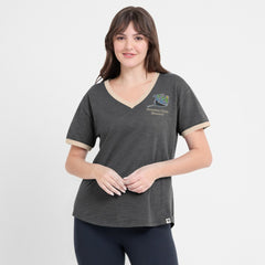 Tampa Bay Rays Fanatics Women's Binge Worthy Stadium Slub V-Neck T-Shirt - MLB