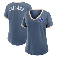 Chicago White Sox Fanatics Women's Binge Worthy Stadium Slub V-Neck T-Shirt - MLB