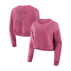 St. Louis Cardinals Fanatics Women's Studio Cropped Pullover Sweatshirt - MLB